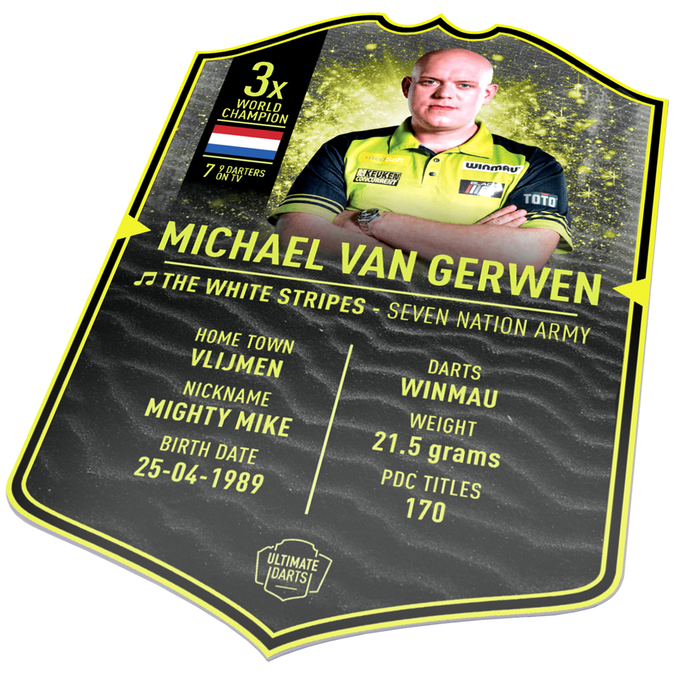 PDC Player Cards