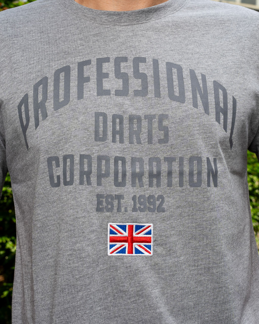 PDC - PROFESSIONAL T-Shirt - Grey Heather