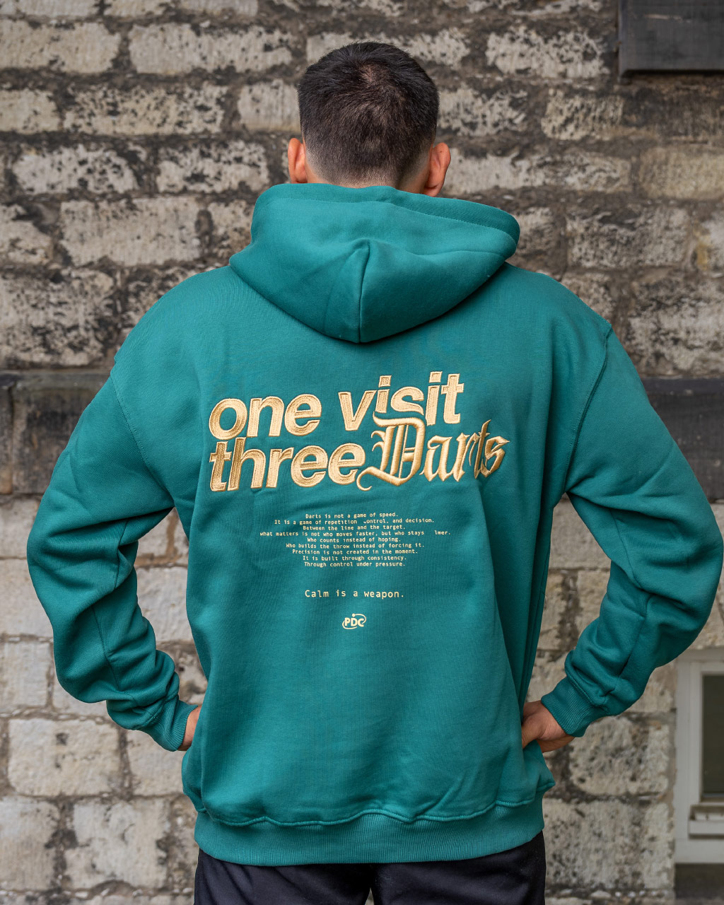 PDC - VISIT Hoodie - Dark Green
