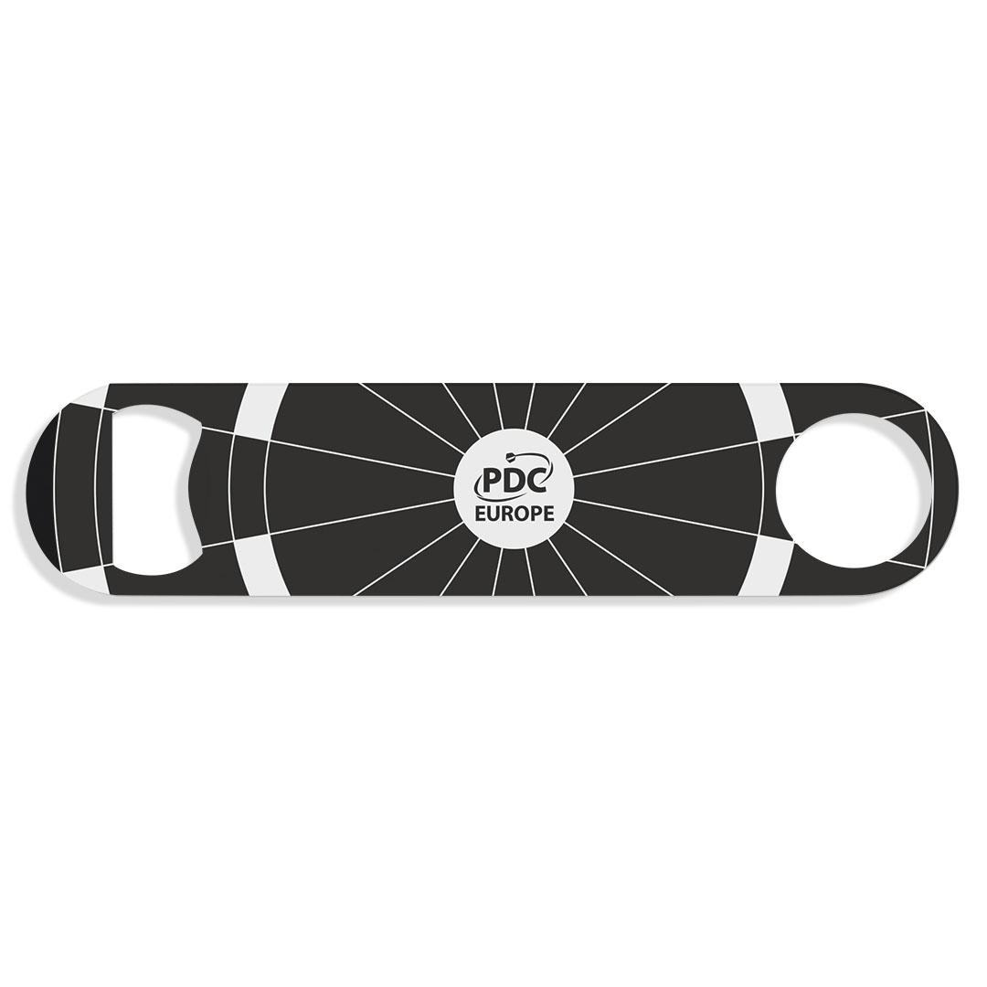  Bottle opener dartboard black and white