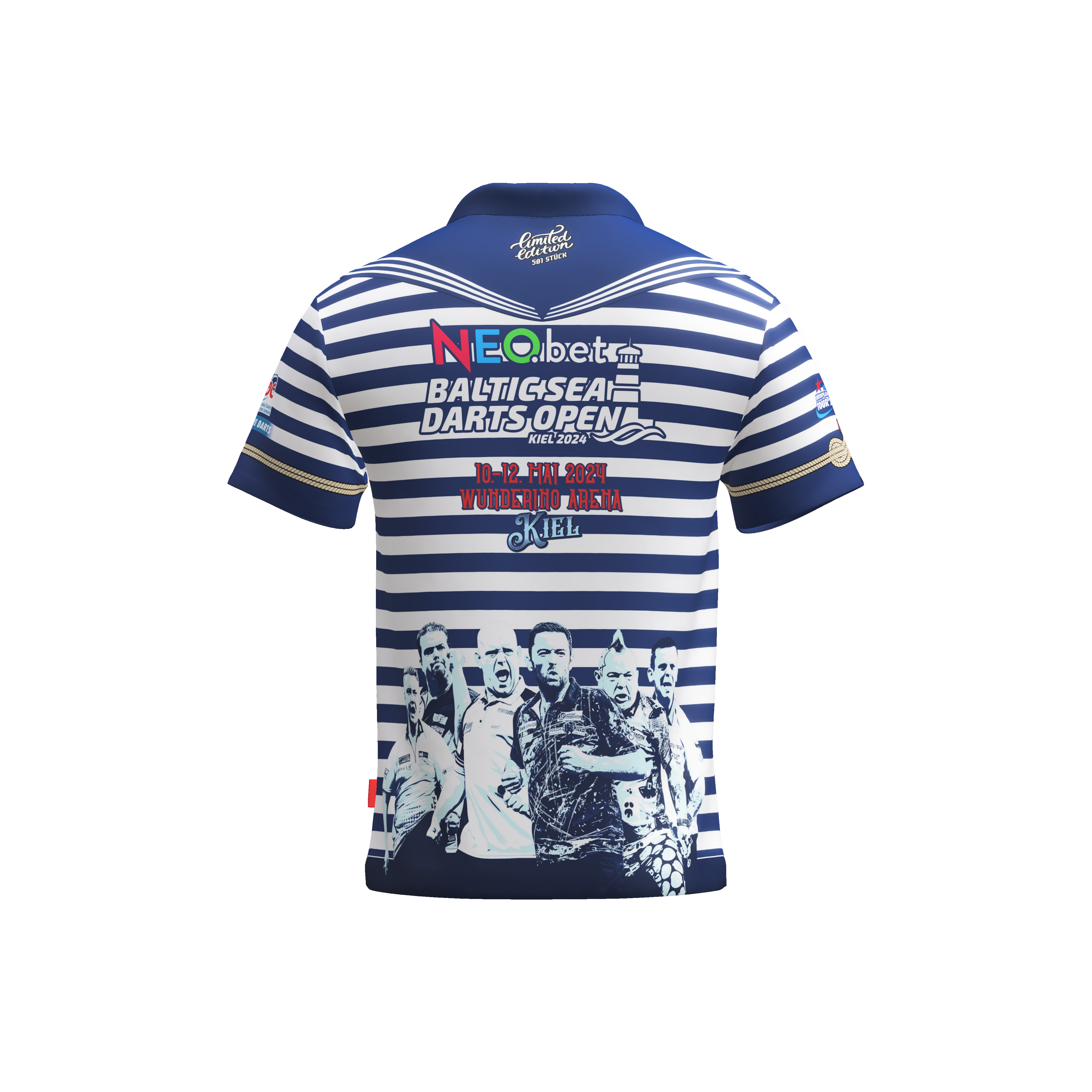 PDC - Tourshirt Herren - Kiel 2024 PDC - Tourshirt Herren - Kiel 2024