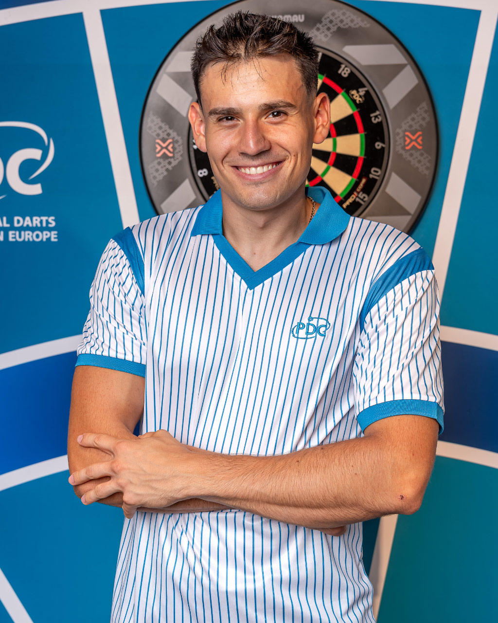 PDC - STRIPES Vintage Jersey - White/Blue