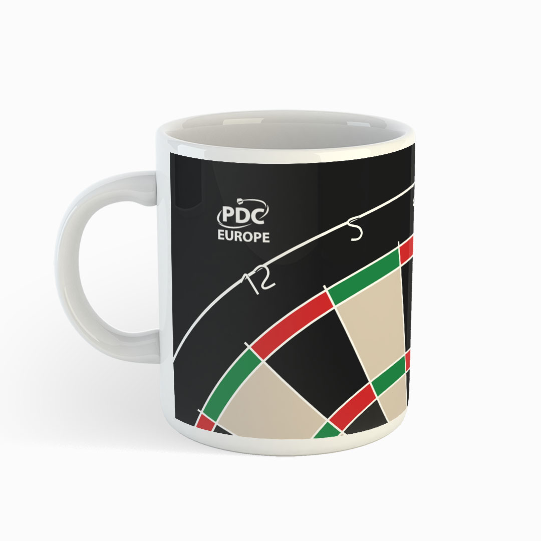 Mug dartboard colorful