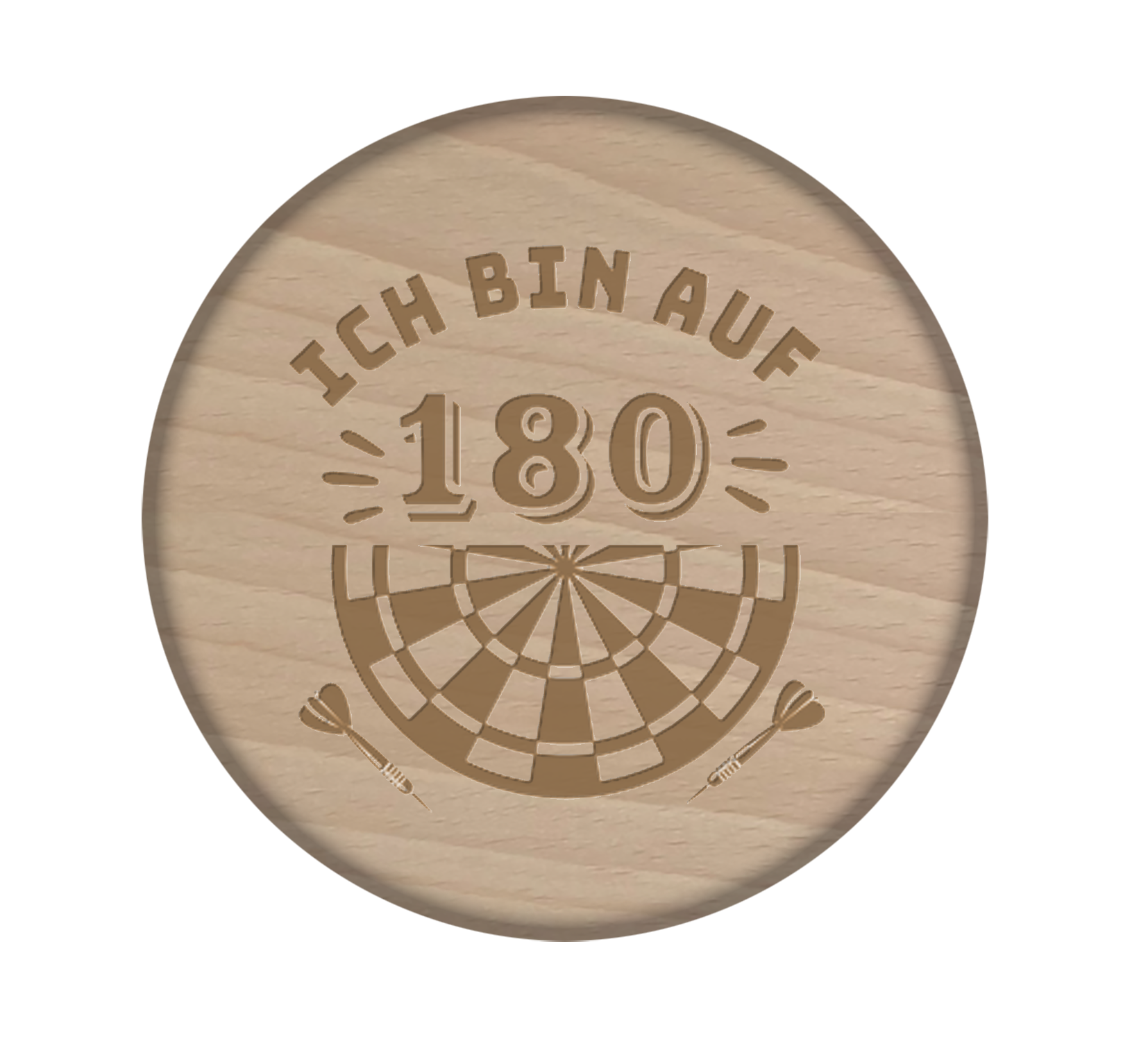 Glass cover made of wood: “I'm on 180”